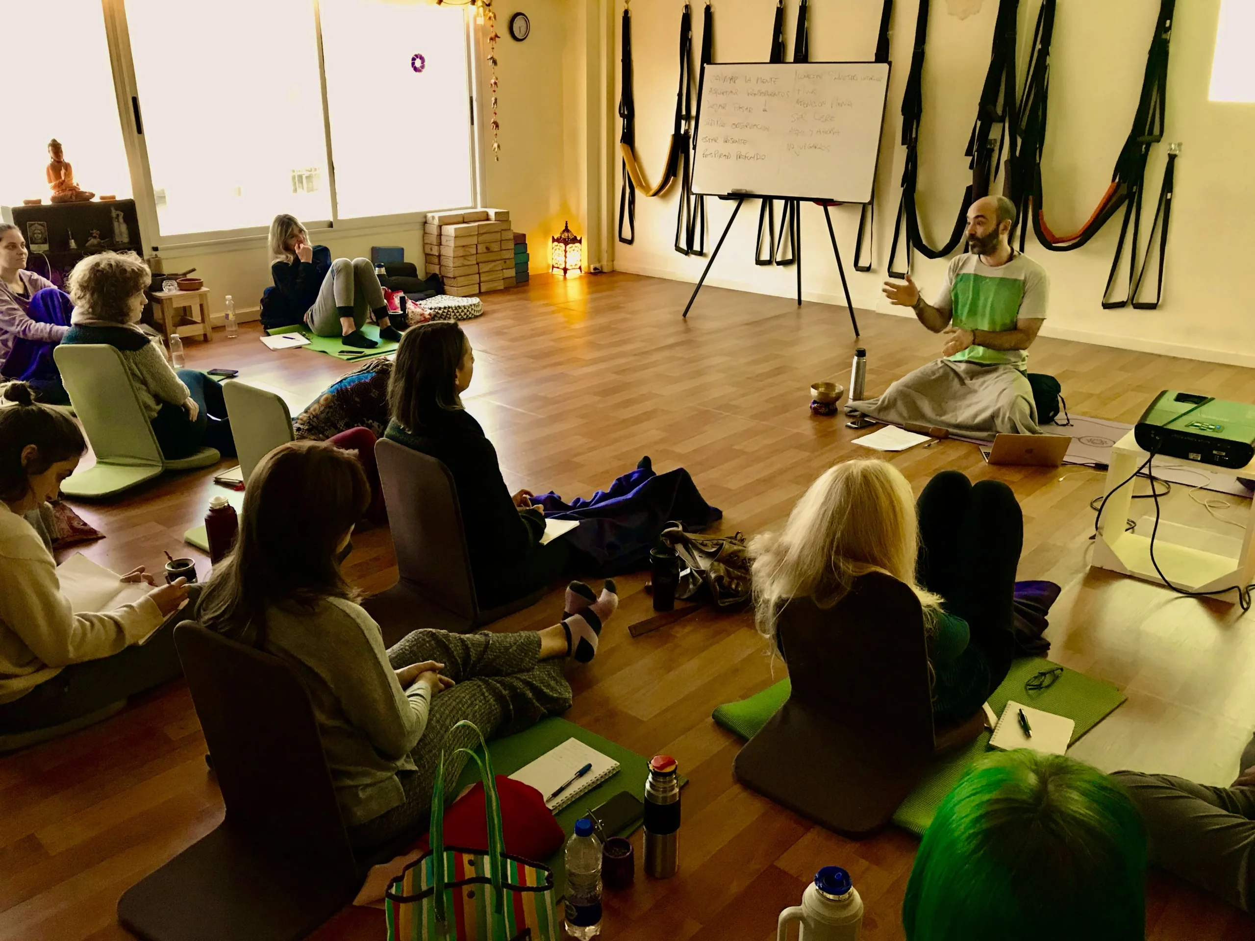 Instructorado en meditación, Buenos Aires, con Ignacio Domínguez Lemoine.