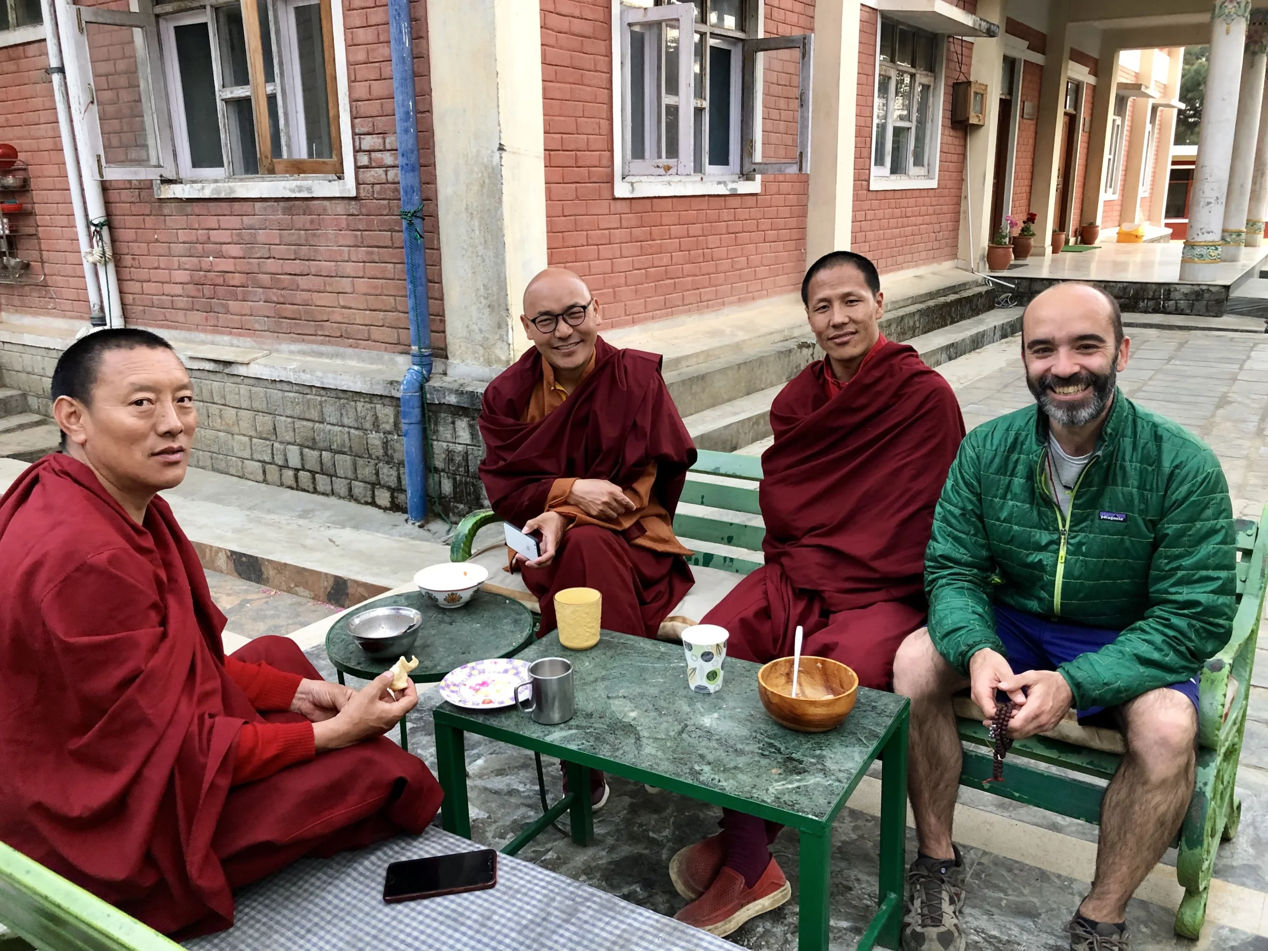 Ignacio Domínguez Lemoine en su recorrido con la meditación.